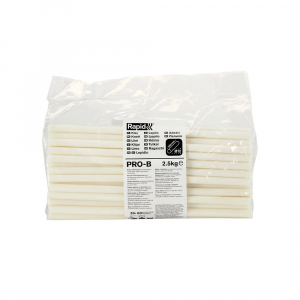 Silicone sticks PVC/Cables - Rapid PRO-B Glue Stick Sanitary & Cable white, Ø12mm x 295mm EVA basis, 2.5 kg/bag 40302804
