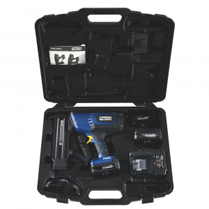 Masina batut cuie electrica Rapid PRO BN50 cu acumulatori Li-Ion,Kit cu servieta,reglare putere de actionare,indicator LED nivel baterie,ochelari protectie inclusi,cuie Rapid 8 (25-55mm),500083615
