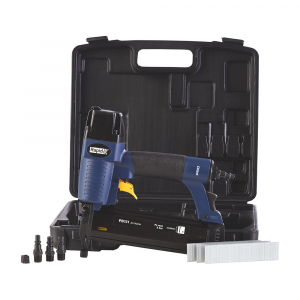 Rapid PRO PB131 Pneumatic nailer kit, nails 8/15-50mm, sequential actuation trigger, 360° adjustable air exhaust, hex wrench, 3 pneumatic fittings, adittional No-mar pad, 300 nails 8/30,50000544