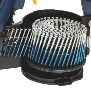 Rapid PRO PCN90 Pneumatic nailer kit, nails 50/50-90mm, high capacity, sequential actuation trigger, 360° adjustable air exhaust, Anti-slide pad, Debris shield device, Belt hook, 500079210