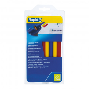 Baton silicon profesional Rapid Universal color (rosu, galben, albastru), Ø12mm x 190mm, baza EVA, 250g/blister 249414008