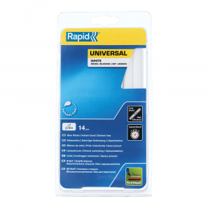 Rapid Professional glue sticks - Rapid Professional Glue Stick Multi-purpose white, Ø12mm x 190mm, EVA basis, 14 pcs/blister 5000694