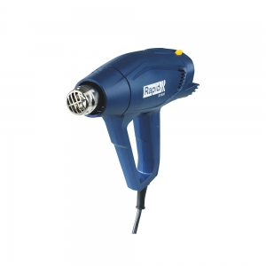 Rapid R1800 Hot Air Gun, 1800 W, air flow 450 l/min, two airflow levels, temperature settings 300°C/550°C, overheating protection, 2 year guarantee 50013417