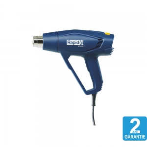 Rapid R1800 Hot Air Gun, 1800 W, air flow 450 l/min, two airflow levels, temperature settings 300°C/550°C, overheating protection, 2 year guarantee 50013411