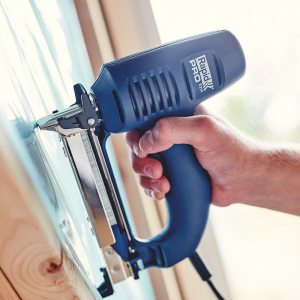 Rapid R214 Electric Staple Gun for packaging, Adjustable impact setting, Safety trigger, staples 140/8-16mm 241712013