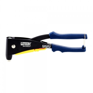 Cleste pop nituri Rapid RP40 Multi kit cu servieta, cap nituire universal cu etrier incorporat, 3.2/4.0/4.8mm, nituri aluminiu sau otel, sistem de verificare dimensiune nituri, grip moale,500112710