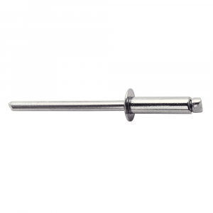 Rapid Stainless steel rivets diameter 3.2mm x 8mm, HSS metal drill bit included, 50 pieces/set, 50003939
