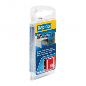Rapid No 53 staple - Rapid staples 53/4, fine wire, galvanized, decorations, 1620/blister 40109501