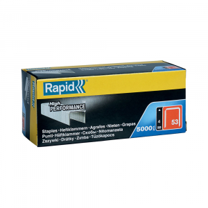 Rapid No 53 staple - Rapid staples 53/4, fine wire, galvanized, decorations, 5000/cardboard box 23808700