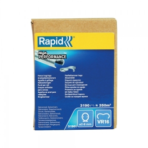 Rapid VR16/2-8mm Fence HOG rings, galvanized, 3190 pcs/box0