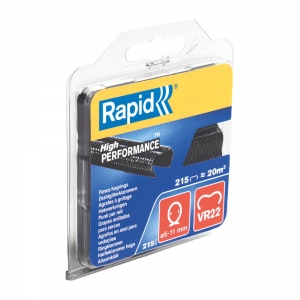 Rapid VR22 Fence Hogrings Black, 5-11 mm, 215 pcs/blister6
