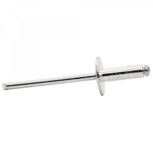 Nituri cu cap larg Rapid diametru 4.8mm x 12mm, aluminiu, burghiu metal HSS inclus, 40 buc/set 5000664 [10]