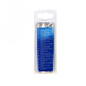 Nituri cu cap larg Rapid diametru 4.8mm x 20mm, aluminiu, burghiu metal HSS inclus, 25 buc/set 5000667 [12]