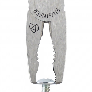 Cleste patent combinat ENGINEER PZ-58, 160 mm, extrage suruburi diametru 3 - 9.5 mm, taie fir cupru 1.2 mm, fir otel 1 mm, fabricat in Japonia [4]