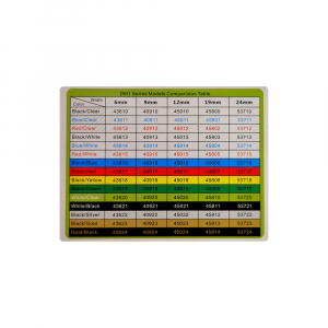 Set 10 Etichete compatibile 12mm x 7m negru/alb Dymo S0720530 45013, pentru gama Dymo Labelamanger si Aimo D1600 [7]
