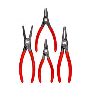 Set 4 Precision Circlip Pliers for internal circlips in bore holes, automotive, KNIPEX 002003SB0