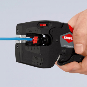 Wire strippers and stripping tools, NexStrip, precision multi tool for electricians, 190 mm, KNIPEX 12721903
