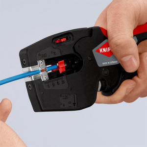 Wire strippers and stripping tools, NexStrip, precision multi tool for electricians, 190 mm, KNIPEX 12721904