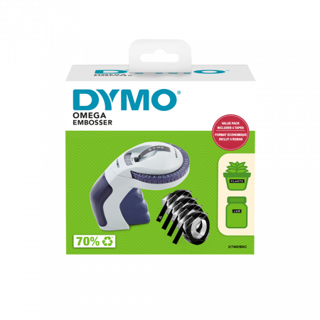 Set Aparat etichetat DYMO Omega si in total 4 role etichete 3D embosabile 520109 2174605BKC [16]