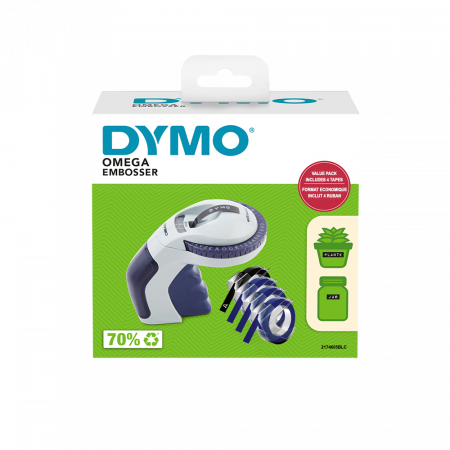 Set Aparat etichetat DYMO Omega si in total 4 role etichete 3D embosabile DY12748 2174605BLC [16]