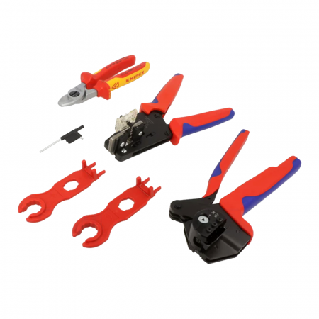 Set de scule pentru instalatii fotovoltaice, mare precizie, instalatii solare KNIPEX 97 91 04 V01 [1]