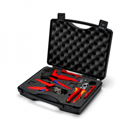 Set de scule pentru instalatii fotovoltaice, mare precizie, instalatii solare KNIPEX 97 91 04 V02 [1]