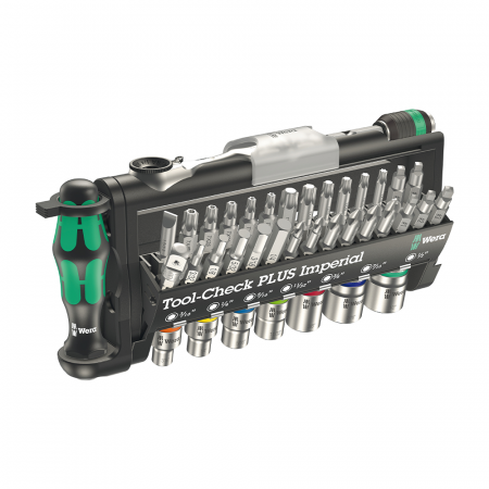 WERA Wrench Sets - Set Wera Tool-Check PLUS Imperial 39 piese 05056491001, 05049060001