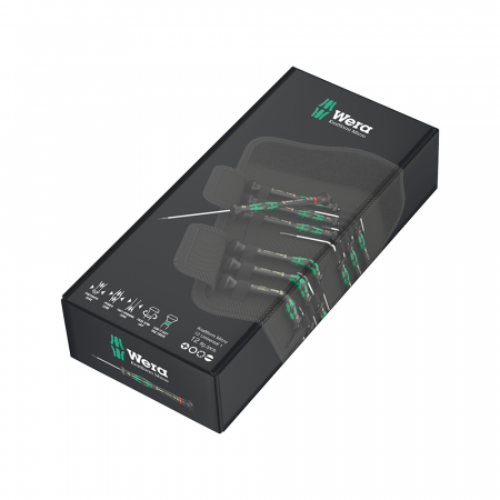 Set de surubelnite Wera Kraftform Micro 12 Universal 1 pentru aplicatii electronice 12 piese 05073675001 [21]