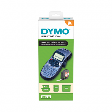 Set Etichetator DYMO LetraTag LT-100H ABC etichete haine LetraTag Iron-On si o banda hartie [24]