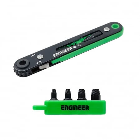 Screw Extractors and Accessories - Set Screw Extractor with ratchet, ENGINEER DR-27