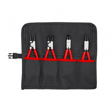 Scule pentru aviatie - Set KNIPEX, 4 x clesti pentru inele de siguranta in husa durabila din poliester, inginerie de precizie, 170-180mm, 00 19 56