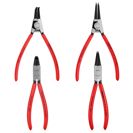 Set KNIPEX, 4 x clesti pentru inele de siguranta in husa durabila din poliester, inginerie de precizie, 170-180mm, 00 19 56 [1]