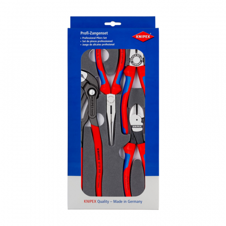 Set Knipex, 4 x cleste pentru utilizari frecvente, instalatori, electricieni, 180-250mm 002001V15 [7]