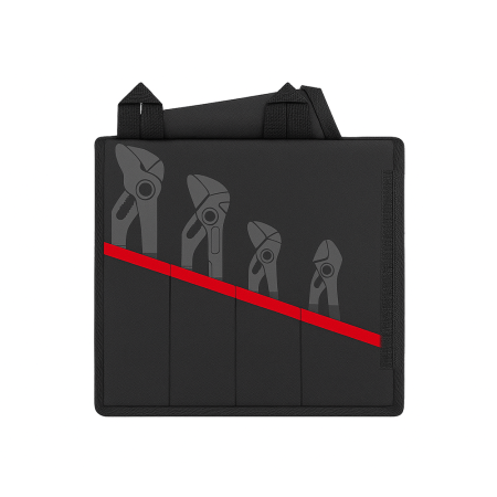 Geanta | Rucsac pentru scule - Husa KNIPEX 001955S9LE cu 4 buzunare pentru clesti Cheie 150–300 mm