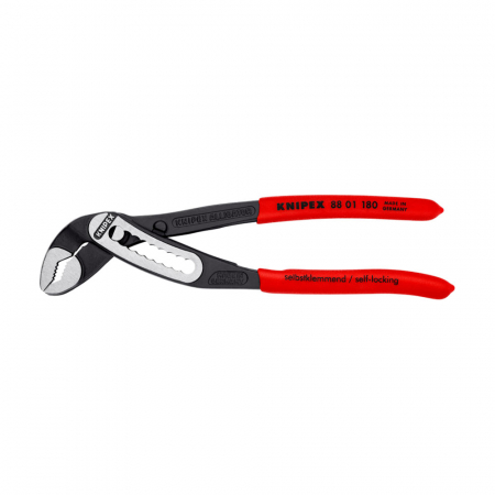 Set Knipex Aligator, 2 x cleste reglabil, pentru instalatori, dispozitiv autoblocare, manere multicomponente, 180-250 mm, 00 31 20 V02 [1]