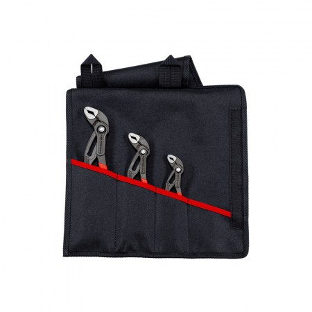 Scule de mana KNIPEX - Set Knipex Cobra High-tech, 3 x cleste reglabil, pentru instalatori, dispozitiv autoblocare, manere multicomponente, 125-250 mm, 001955S8