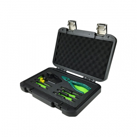 Extractoare suruburi uzate si accesorii - Kit instrumente indepartare suruburi stricate Engineer PDS-01, include servieta rigida transport¸ Fabricat in Japonia