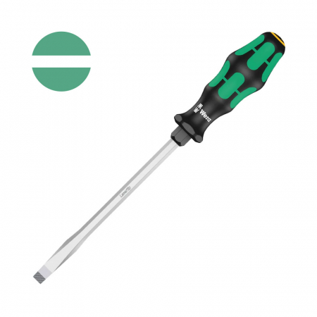 Set surubelnite electricieni Wera - Surubelnita electrician Wera 334 SK dreapta 1.6 x 10.0 x 8 x 13 x 175 x 112 cap Lasertip maner verde antirostogolire 05007677001