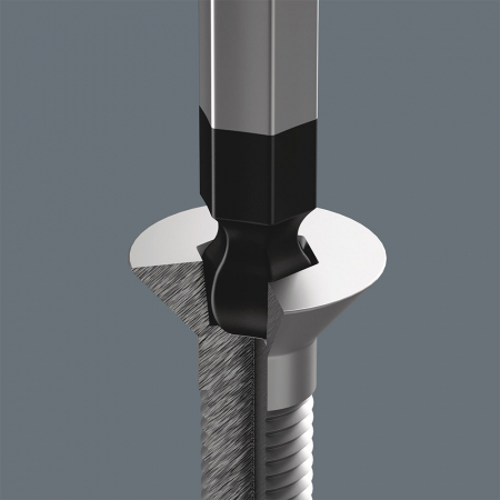 Surubelnita Hexagonala Wera 352 imbus 12.0 x 150 x 117 cap Sferic cu protectie anticoroziva maner negru antirostogolire 05022835001 [3]