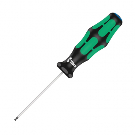 Surubelnita Hexagonala Wera 352 imbus 1.5 x 60 x 70 cap Sferic cu protectie anticoroziva maner verde antirostogolire 05022795001 [9]