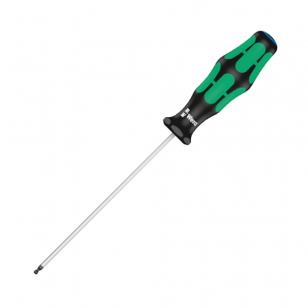 Surubelnita Hexagonala Wera 352 imbus 2.0 x 100 x 70 cap Sferic cu protectie anticoroziva maner verde antirostogolire 05022800001 [9]