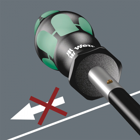 Wera Nutdriver Screwdriver 395 HO 8.0 x 90 x 105 Hexsgon head green anti-roll handle 05029464001 [7]