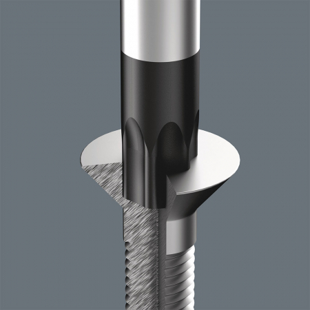 Surubelnita Wera 367 TORX BO TX15 × 80 mm – Kraftform Plus, protectie anticoroziva, securitate cu pin central [4]