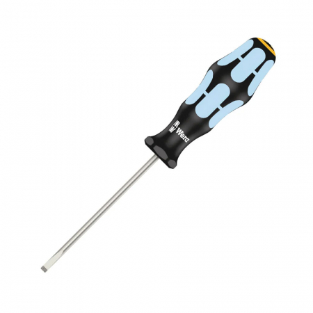 Surubelnita INOX Wera 3335 dreapta 0.8 x 4.0 x 4.0 x 100 x 98 cap Lasertip maner gri-bleu antirostogolire 05032003001 [9]