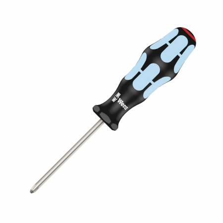 Wera Stainless Steel Screwdriver 3350 PH1 4.5 x 80 x 98 with Lasertip INOX gray-blue anti-roll handle 05032021001 [7]