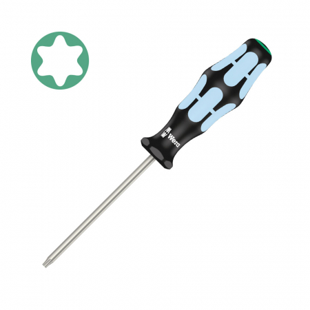 Truse de scule - Surubelnita INOX Wera 3367 TORX TX10 4.0 x 80 x 81 maner gri-bleu antirostogolire 05032052001