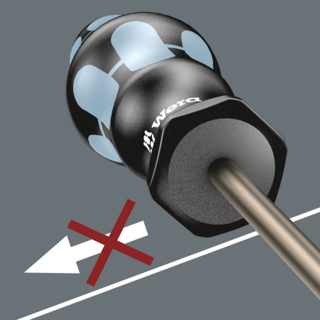 Surubelnita INOX Wera 3367 TORX TX25 5.0 x 100 x 105 maner gri-bleu antirostogolire 05032055001 [3]