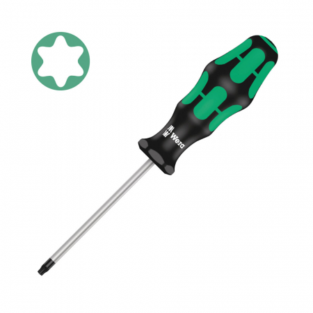 Truse de scule - Surubelnita Universala Wera 367 TORX TX25 5.0 x 100 x 105 protectie anticoroziva maner verde antirostogolire 05028012001
