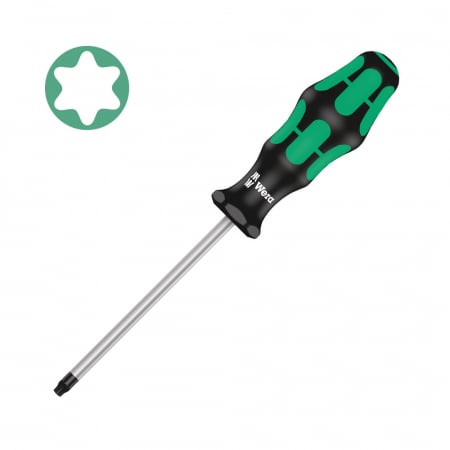 Tool Kits - Wera Universal Screwdriver 367 TORX TX30 6.0 x 115 x 105 corrosion protection green anti-roll handle 05028015001