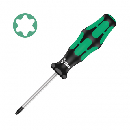 Set surubelnite electricieni Wera - Surubelnita Universala Wera 367 TORX TX9 4.0 x 60 x 81 protectie anticoroziva maner verde antirostogolire 05028004001